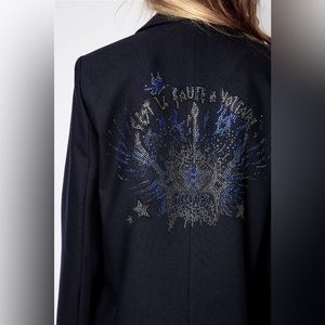 ZADIG&VOLTAIRE Viva Bis Guitar Navy Blazer